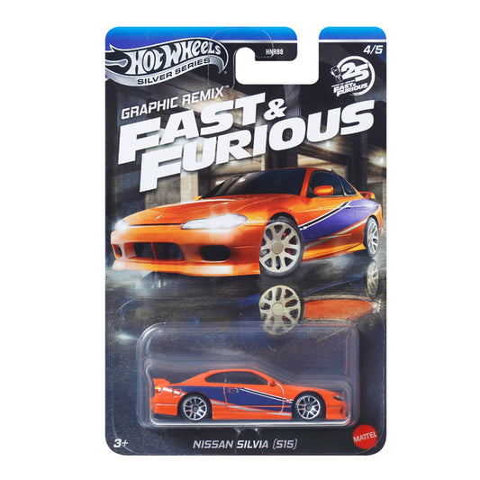 Hot Wheels Fast & Furious: Graphic Remix - Nissan Silvia S15 4/5 JBY48