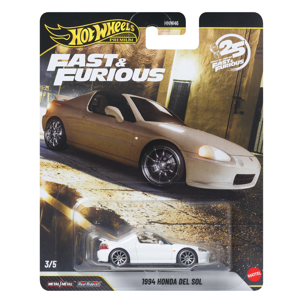 Hot Wheels Premium Fast & Furious Honda Del Sol F1 Age 3+ Mattel JHW63