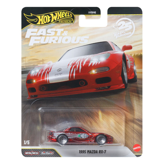 Hot Wheels Premium Fast & Furious 95 Mazda RX-7 Age 3+ Mattel JHW71