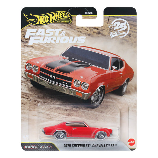 Hot Wheels Premium Fast & Furious 1970 Chevrolet Chevelle SS Age 3+ Mattel JHW73