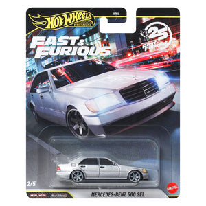 Hot Wheels Premium - Fast & Furious: Mercedes-Benz 500 SEL 2/5 JHW67