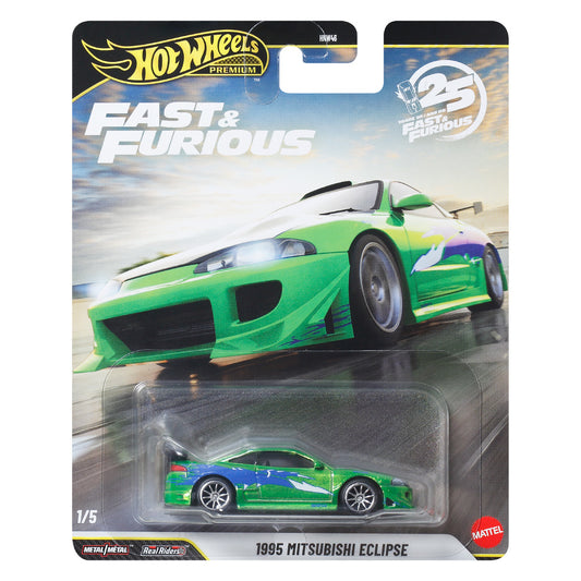 Hot Wheels Premium - Fast & Furious: 1995 Mitsubishi Eclipse 1/5 JHW68