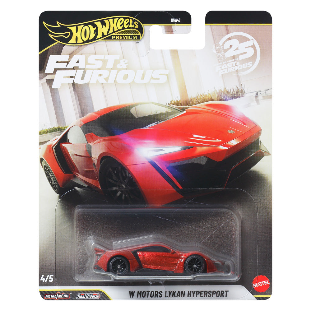 Hot Wheels Premium - Fast & Furious: Lykan Hypersport 4/5 JHW70