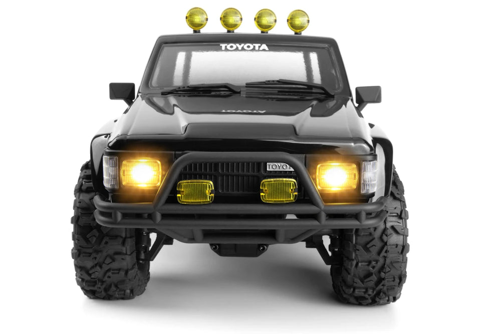 HPI Venture18 Flux Brushless 1985 Toyota Hilux SR5 4WD 1:18 RTR RC Truck - Black