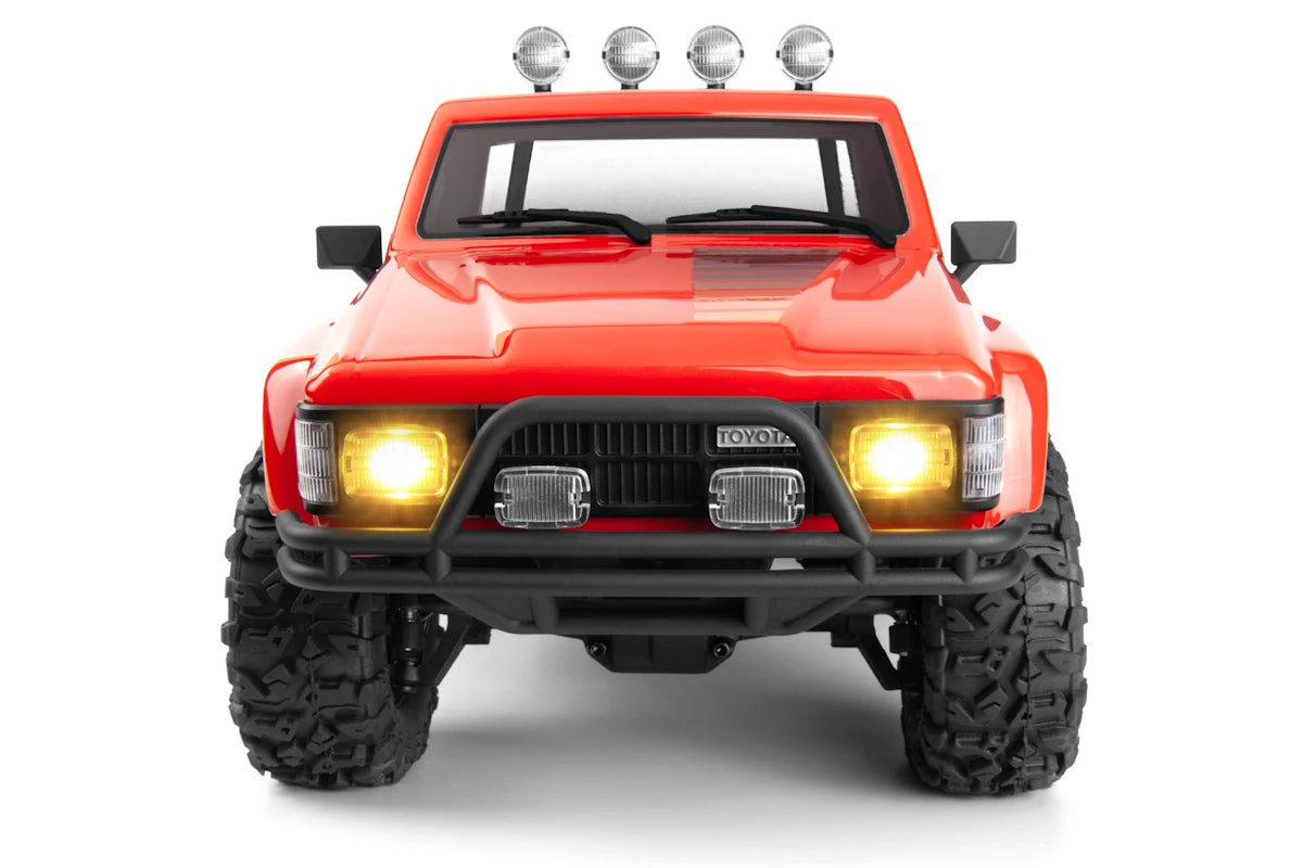 HPI Venture18 Flux Brushless 1985 Toyota Hilux SR5 4WD 1:18 RTR RC Truck - Red