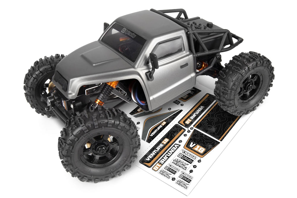 HPI Racing Venture18 CC Flux Competition 1:18 RTR RC Crawler - Gunmetal