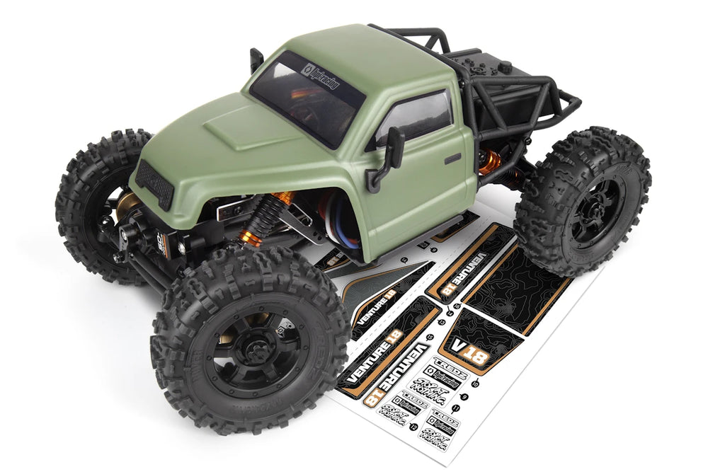 HPI Racing Venture18 CC Flux Competition 1:18 RTR RC Crawler - Green