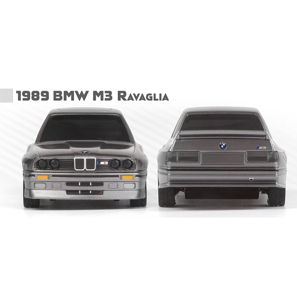 HPI Racing nano-TTR 1989 BMW M3 E30 Ravaglia 1:64 RC Car - Silver 160991