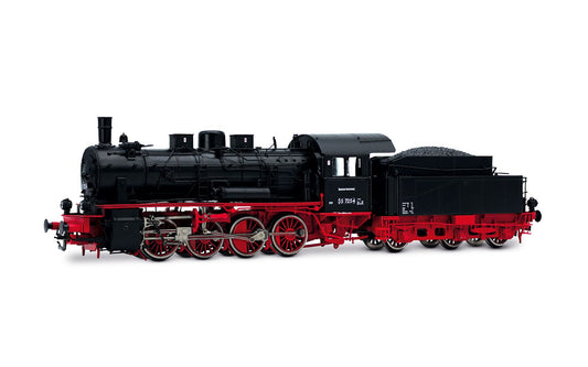 Rivarosssi DR BR55 7254 Black/Red Steam Locomotive III HO Gauge HR2893