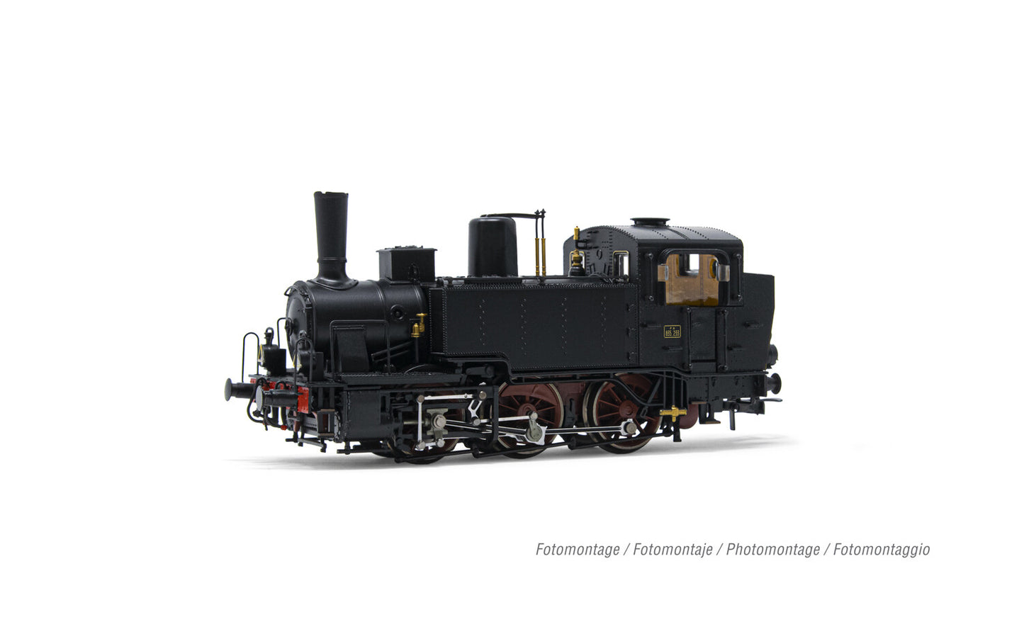 Rivarossi FS Gr835 Steam Locomotive w/Oil Lamps III HR2917 HO Gauge
