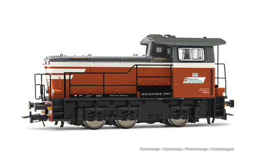 Rivarossi Mercitalia S&T D245 Diesel Locomotive Red/Grey VI HR2932 HO Gauge