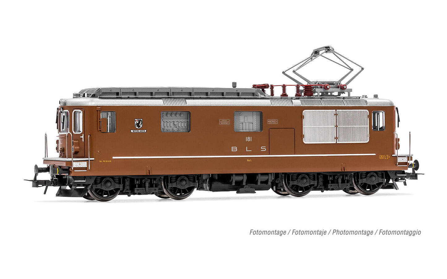 Rivarosssi BLS Re4/4 181 Interlaken Electric Loco IV (~AC-Sound) HO Gauge HR2959ACS