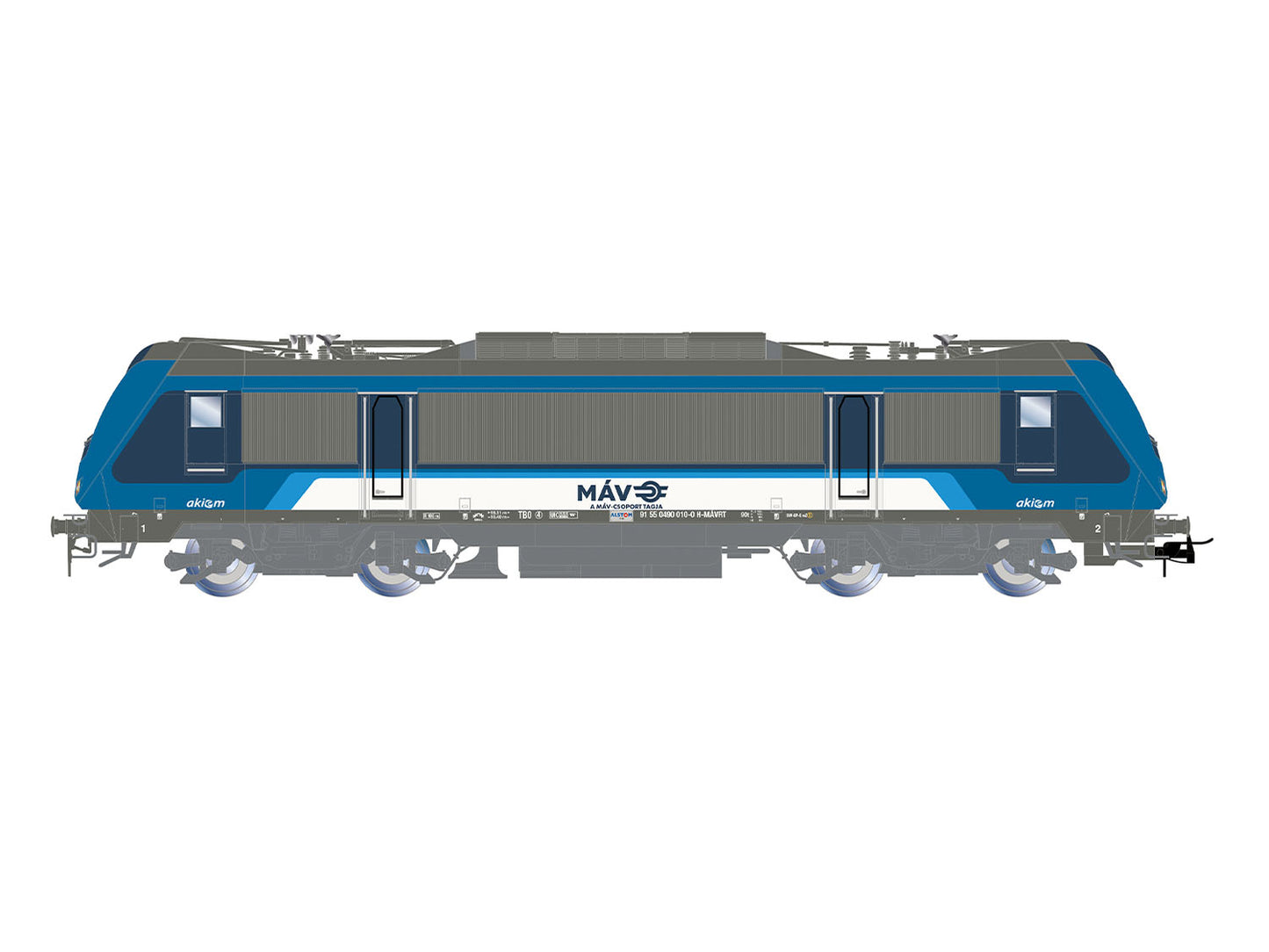Rivarossi 2995 Akiem/MAV 490 010 Electric Locomotive VI HO Gauge