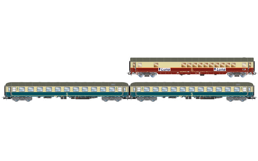 Rivarosssi DB Luna Night Train Coach Set (3) IV HO Gauge HR4349