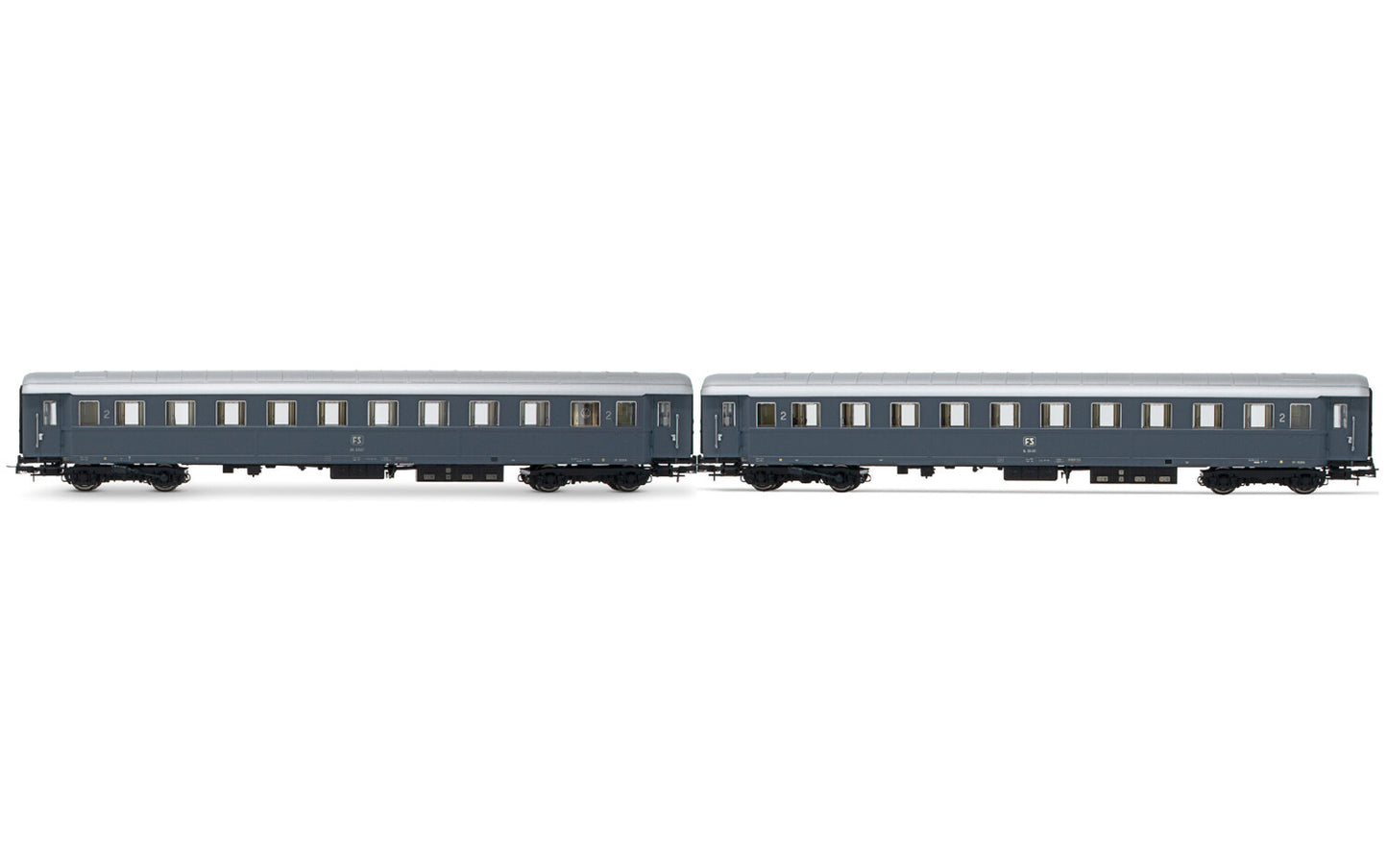 Rivarosssi FS Bz33010 Coach Set (2) IV HO Gauge HR4368
