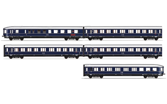 Rivarosssi DB Blauer Enzian Coach Set (5) III HO Gauge HR4389