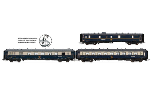 Rivarosssi CIWL Edelweiss Pullman Express Coach Set (3) II HO Gauge HR4391