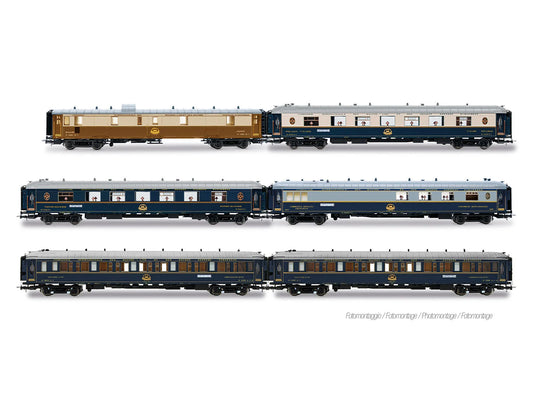 Rivarossi 4423 CIWL 50yr Istanbul Orient Express 1976 Coach Set (6) IV HO Gauge