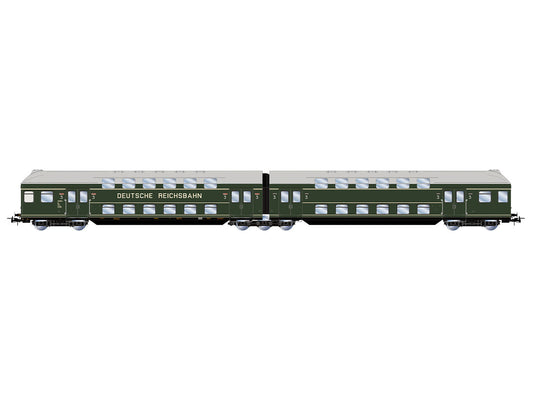 Rivarossi 4425 DR Bi-Level Coach Set (2) III HO Gauge
