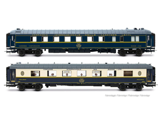 Rivarossi 4428 CIWL R30/R33 Milano-Napoli Coach Set (2) IV HO Gauge