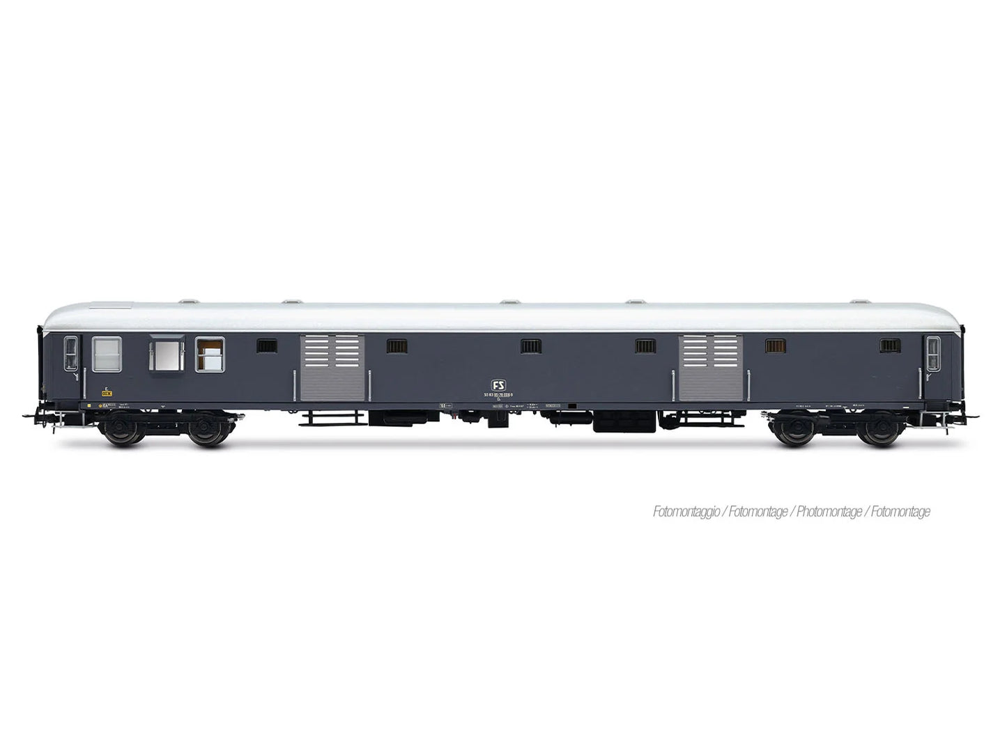 Rivarossi 4430 FS UIC-X 24au Baggage Coach IV HO Gauge