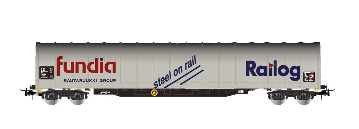Rivarossi HR6493 AAE Rilns Fundia-Railog Tarpaulin Wagon V HO