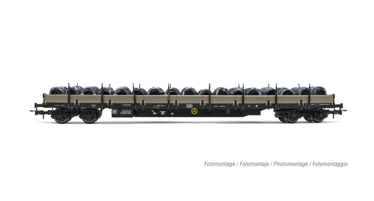 Rivarossi HR6524  DB Res 4 Axle Stake Wagon w/Wire Coil Load IV HO