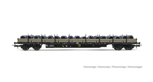 Rivarossi HR6524  DB Res 4 Axle Stake Wagon w/Wire Coil Load IV HO