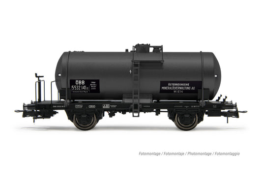 Rivarossi OBB (ex-FS) 2 Axle Tank Wagon OMV Dark Grey III HR6608 HO Gauge