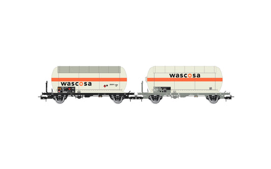 Rivarossi Wascosa 2 Axle Gas Tank Wagon Set (2) V HR6622 HO Gauge