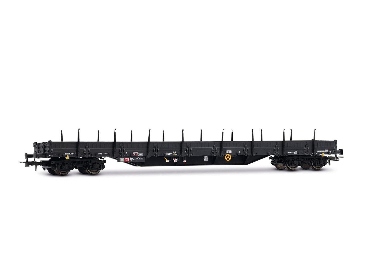 Rivarossi DBAG Res Bogie Stake Wagon Dark Grey VI HR6670 HO Gauge