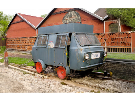 Rivarossi 9008D FS Draisina Fiat 500 Rail Vehicle Military V DCC-Fitted HO Gauge