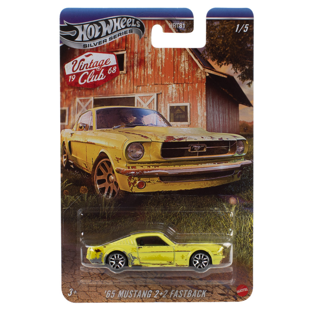 Hot Wheels Silver Series - Vintage Club: '65 Mustang 2+2 Fastback JKY31 1/5