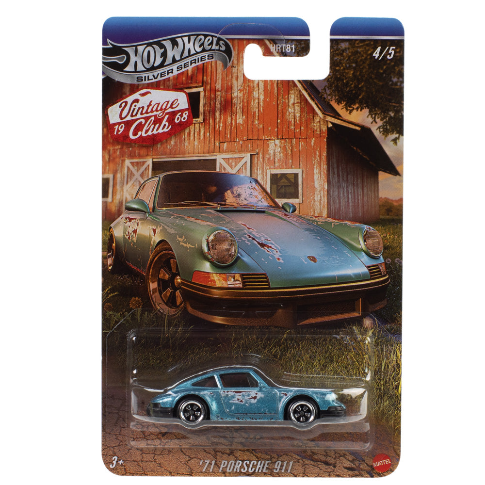 Hot Wheels Silver Series - Vintage Club: '71 Porsche 911 JKY34 4/5