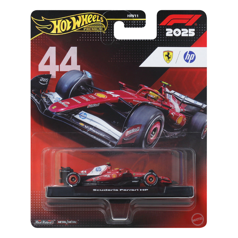 Hot Wheels Premium F1 Scuderia Ferrari HP #44(Lewis Hamilton) Age14+Mattel JKD86