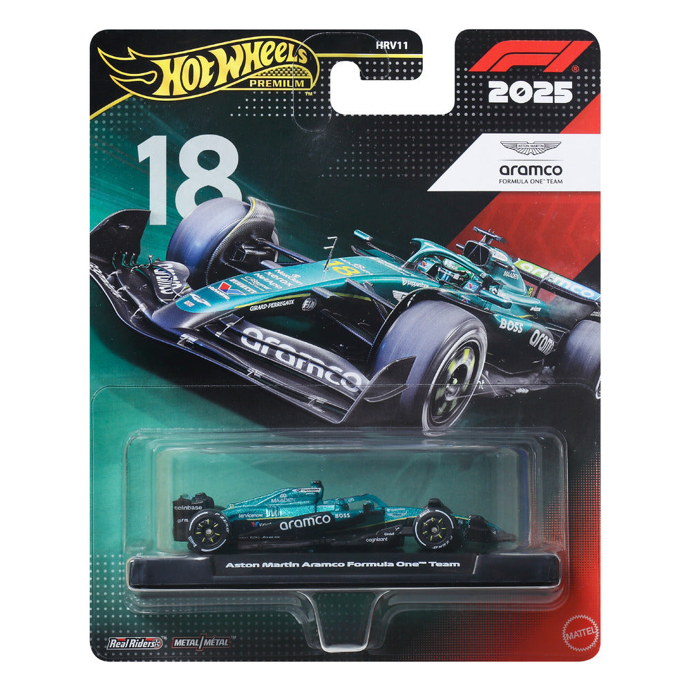 Hot Wheels Premium F1 Aston Martin Aramco #18(Lance Stroll) Age 14+ Mattel JKD87