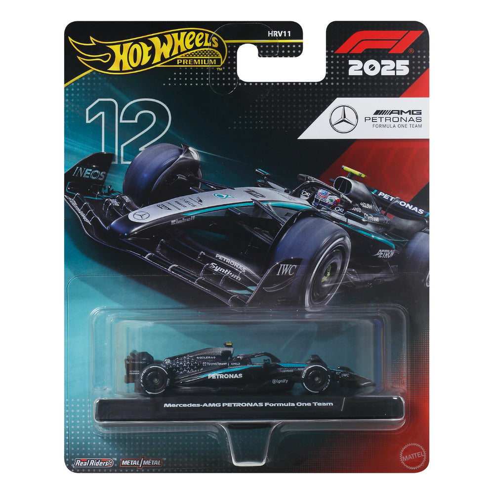 Hot Wheels Premium F1 Mercedes-Amg Petronas F1 Team #12 Age 14+ Mattel JKD92