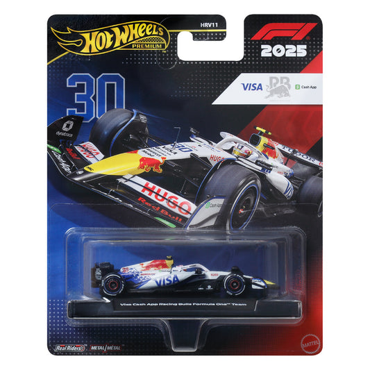 Hot Wheels Formula 1: Racing Bulls F1 Team (#30) L. Lawson 1:64 Diecast JKD79