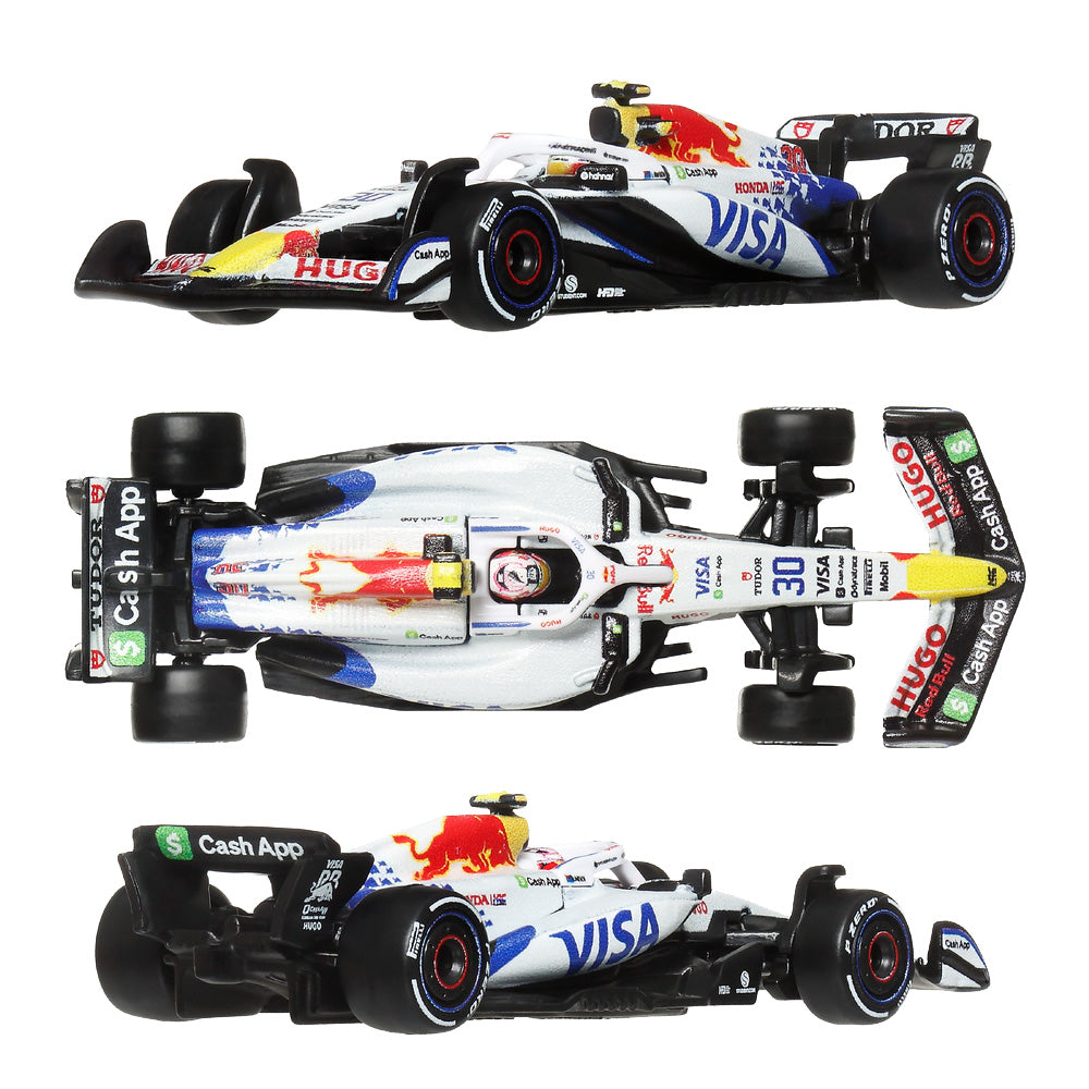 Hot Wheels Formula 1: Racing Bulls F1 Team (#30) L. Lawson 1:64 Diecast JKD79