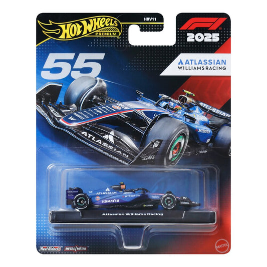 Hot Wheels Formula 1: Atlassian Williams Racing F1 Team (#23) 1:64 Diecast JKD85