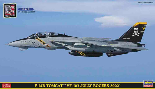 Hasegawa HSP454 F-14B Tomcat VF-103 Jolly Rogers 2002 1:72 Model Kit