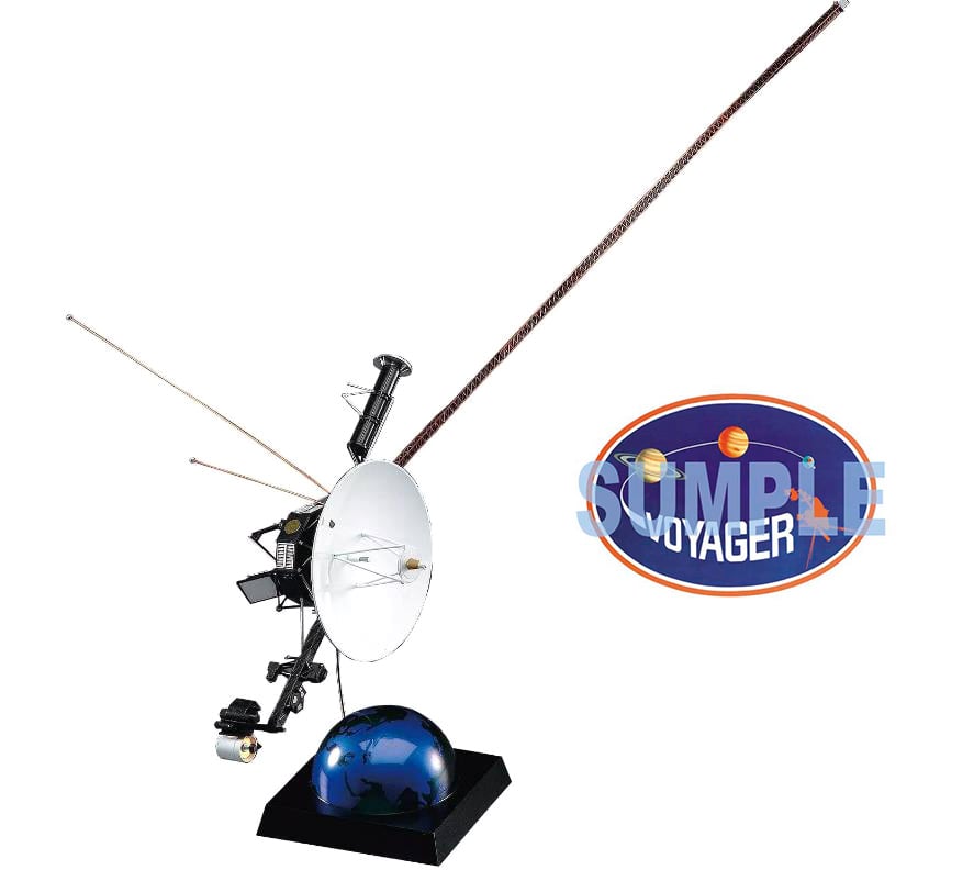 Hasegawa HSP635 Unmanned SpaceProbe Voyager W/Mission EmblemPatch 1:48 Model Kit