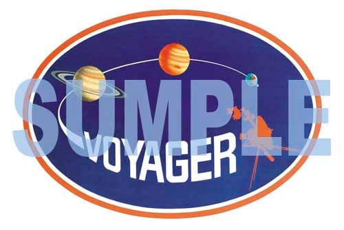 Hasegawa HSP635 Unmanned SpaceProbe Voyager W/Mission EmblemPatch 1:48 Model Kit
