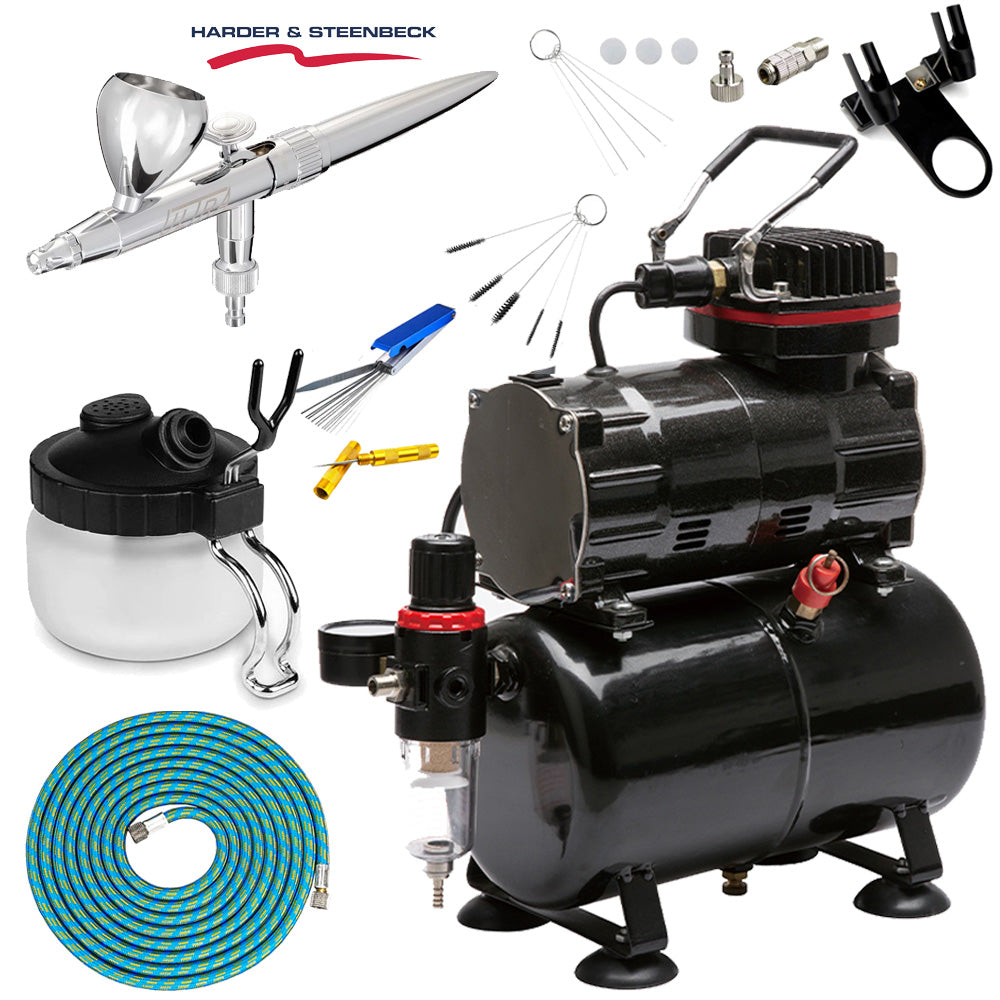 Harder & Steenbeck Ultra Airbrush Standard Compressor Bundle Kit