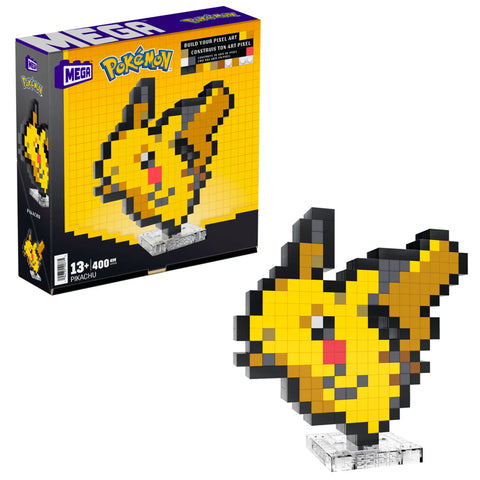 MEGA Pokémon - Pikachu Pixel Art Age 13+ 400pcs – Jadlam Toys & Models