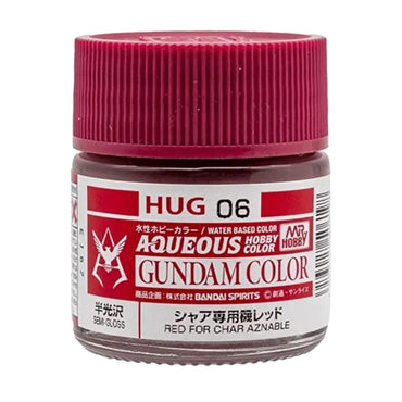 Mr Hobby Aqueous Gundam Colour HUG-06 Red for Char Aznable 10ml Acrylic Paint