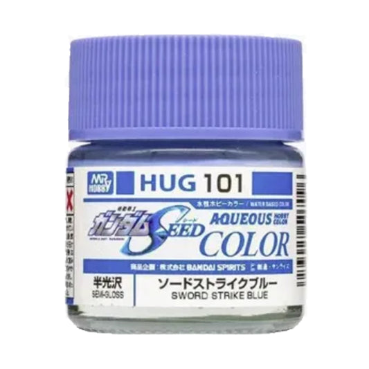Mr Hobby Aqueous Gundam Colour HUG-101 Sword Strike Blue 10ml Acrylic Paint