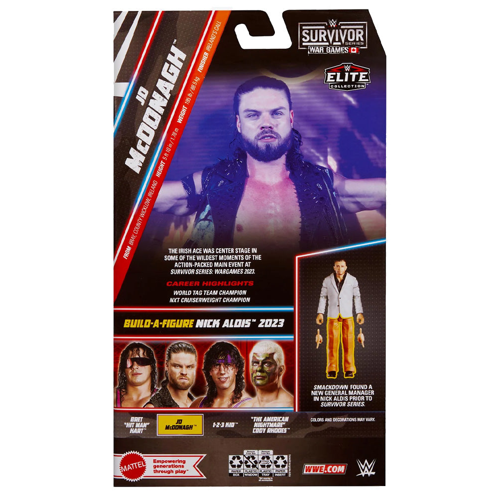 WWE Elite: Survivor Series War Games - JD McDonagh 6" Figure Mattel JCJ60