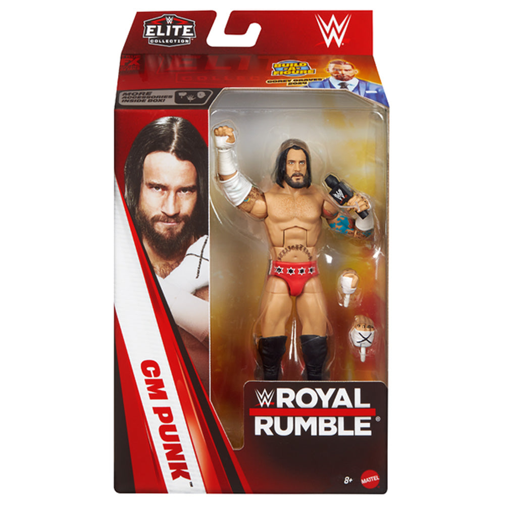 WWE Elite: Royal Rumble - CM Punk 6" Wrestling Figure Mattel JHX72