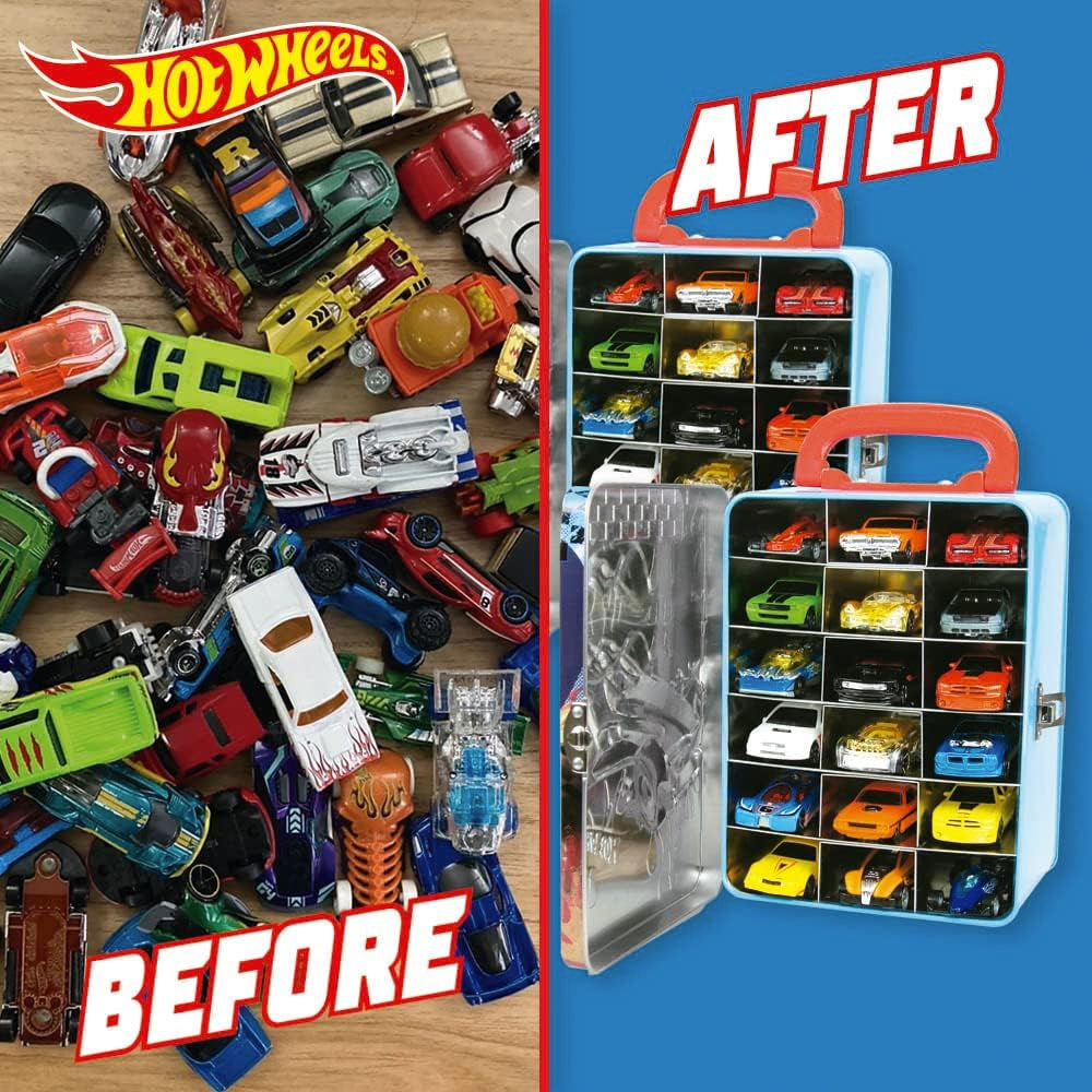 Hot Wheels 18-Car Metal Storage Carry Case HWCC2-23K
